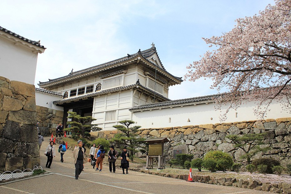 Vstupní brána do hradu Himedži
