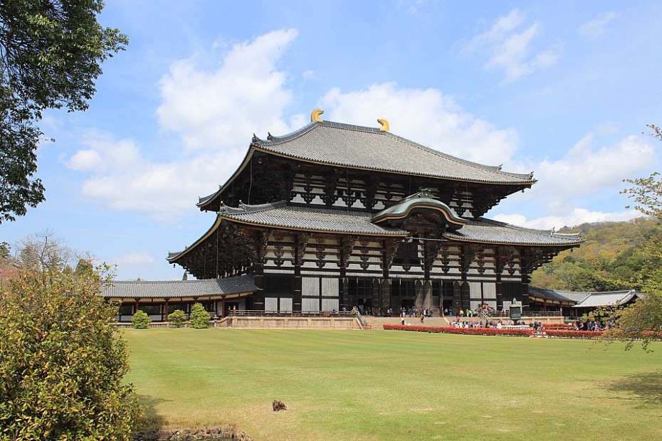 Chrám Tódaidži v Naře je největší dřevěnou stavbou světa