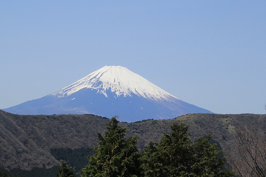 Symbol Japonska – posvátná Fudži-san měřící 3776 metrů