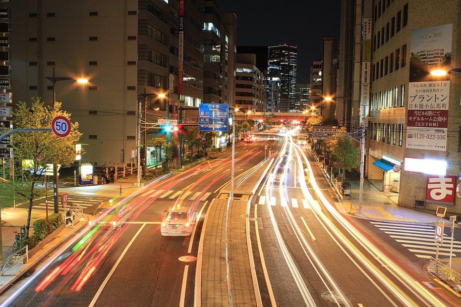 Ulice nočního Tokia